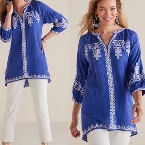 SALE! ❤️ Soft Surroundings Coruh Gauze top